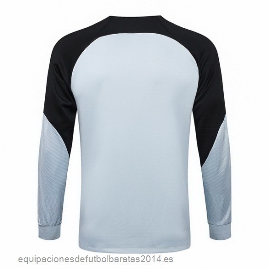 Nuevo Ropa Deportiva Con Cremallera Larga Barcelona 23/24 Gris Negro Baratas